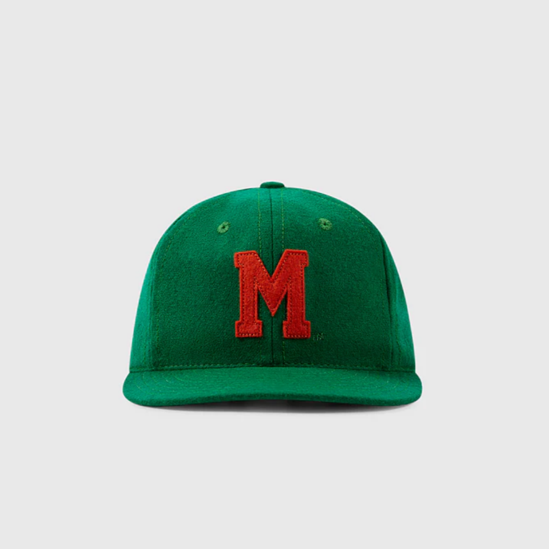 Hot Sale 6-Panel Unstructured Micro-Curved Wool Baseball Cap Snapback Caps