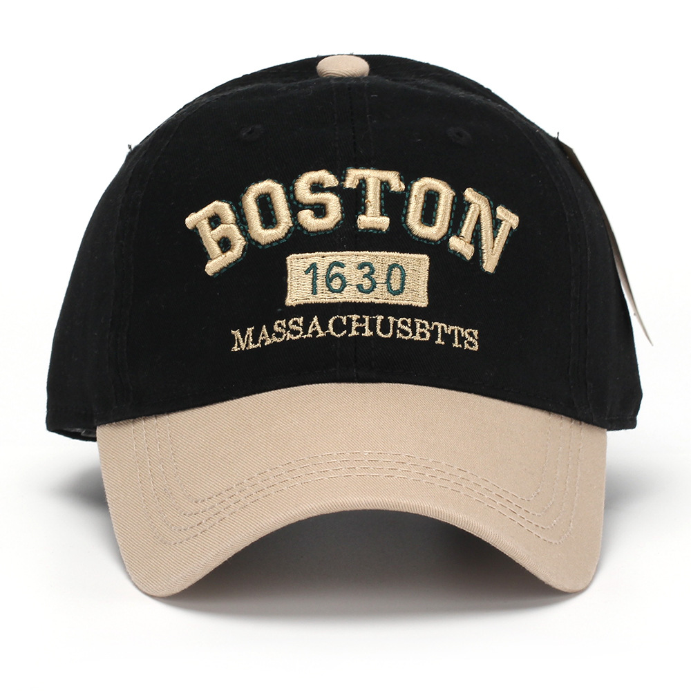 New Multi-color Letter Baseball Cap - American Retro Sun protection Hat