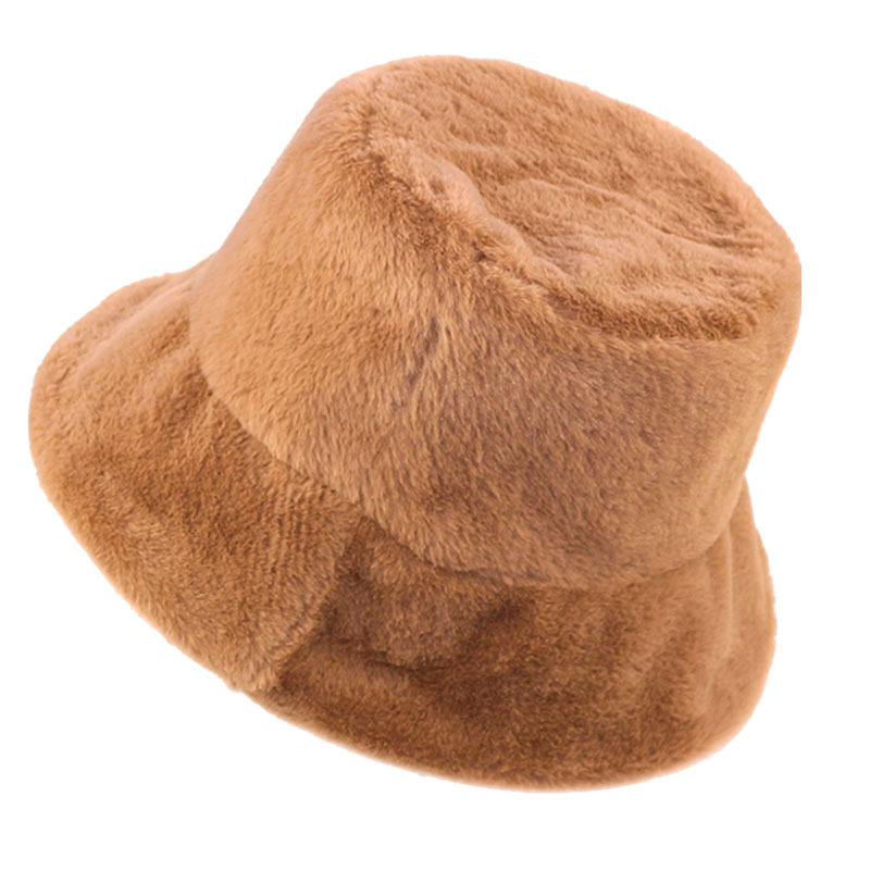Fisherman Hat Fashionable Plush Bucket Hat for Autumn and Winter Providing Warmth and Insulation Customizable Embroidered Logos