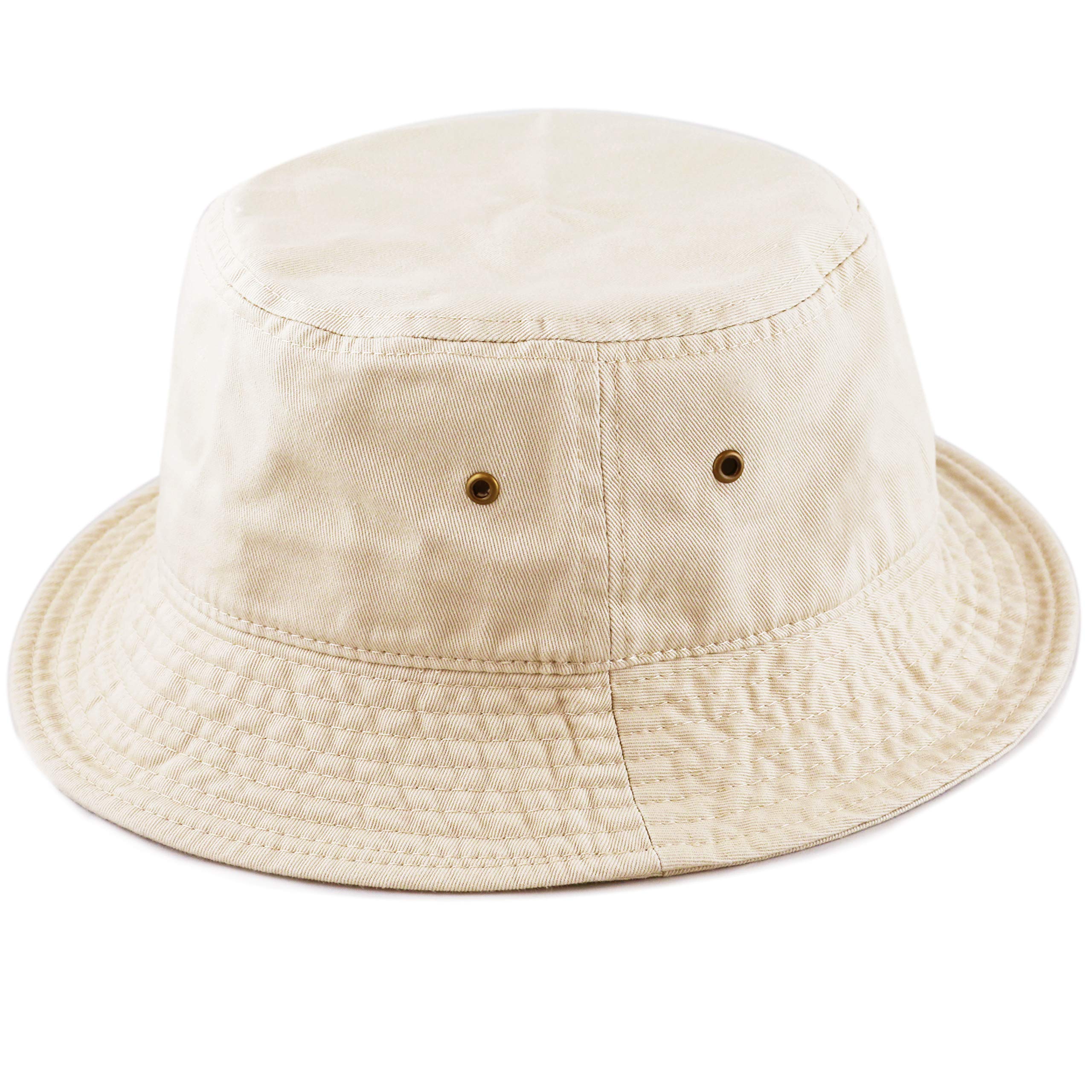 100% Cotton UPF 50 Packable Summer Travel Bucket Hat Beach Sun Hat From the Also Eye Holes Were Designed
