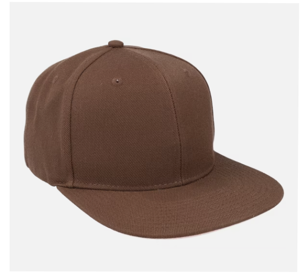Custom Logo 6-Panel Wool/Polyester Adjustable Fashion Casual Machine Embroidery Structured Snapback Cap