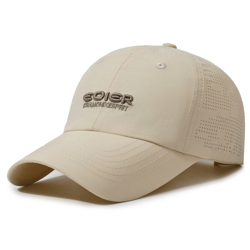 Summer Mountaineering Mesh Quick-drying Breathable 6-Panel Adjustable Unisex Baseball Cap Perforations Ventilation Cap