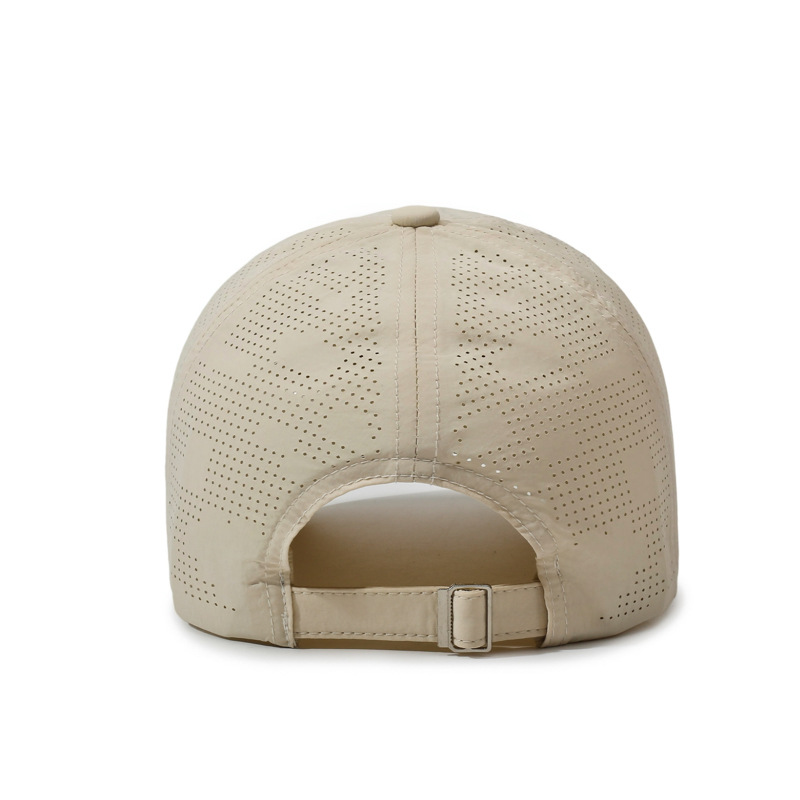 Summer Mountaineering Mesh Quick-drying Breathable 6-Panel Adjustable Unisex Baseball Cap Perforations Ventilation Cap