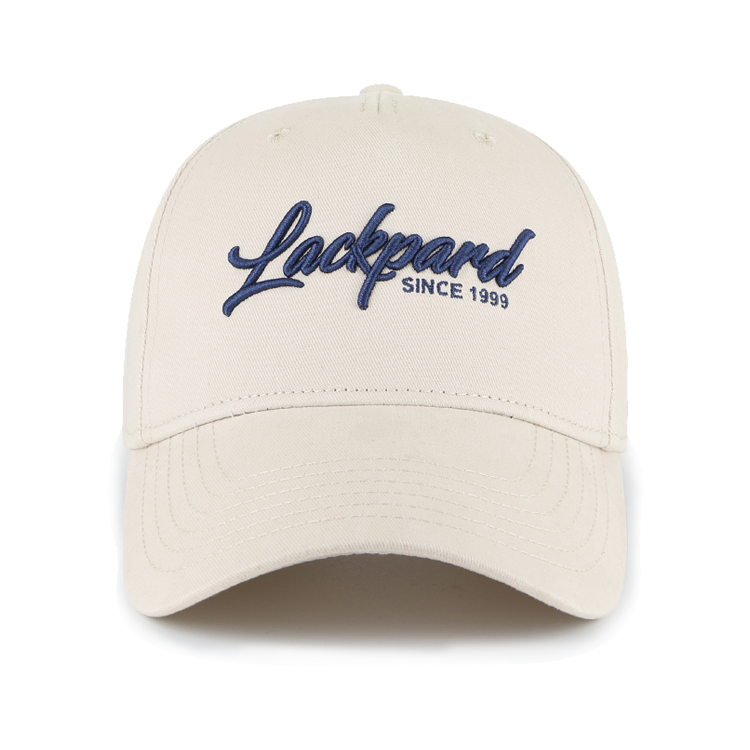 High Quality Cotton 5-Panel Baseball Hat with Custom 3D Embroidered Logo Solid Color Common Fabric Feature
