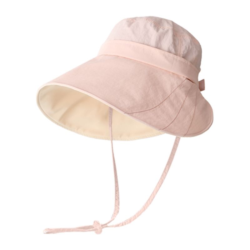 Extra Large Brim Ice Silk Double-Sided Fisherman Hat for Women Summer Sun Hat Outdoor UV Protection Sunscreen Quick-Drying
