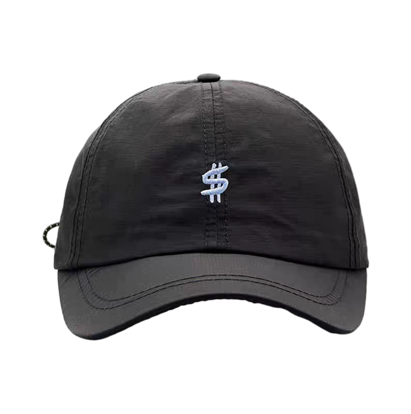 Quick Dry 100% Polyester Vintage Sporty Baseball Cap Lightweight Breathable Drawstring Adjustable Dad Hat Unisex Outdoor Sun Hat