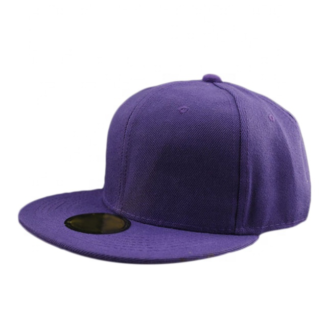 Wholesale 6-panel Plain Flat China Manufacturer Caps Snapback Caps Custom Fitted Snapback Hats