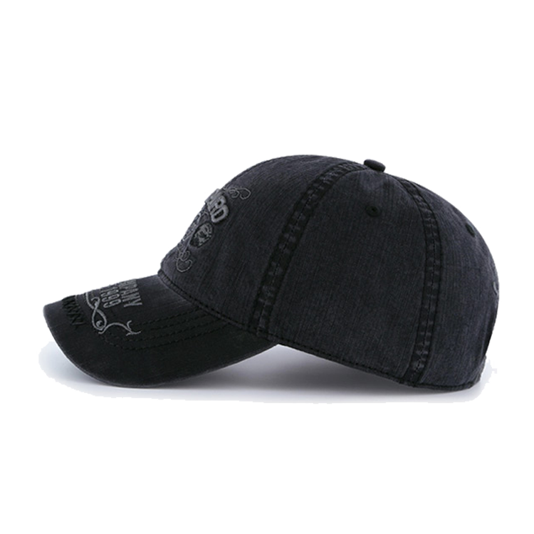 Custom 3D Embroidery Washed Cotton Baseball Cap Fashion Sports Gorras Hat for Basketball for Outdoor Sports