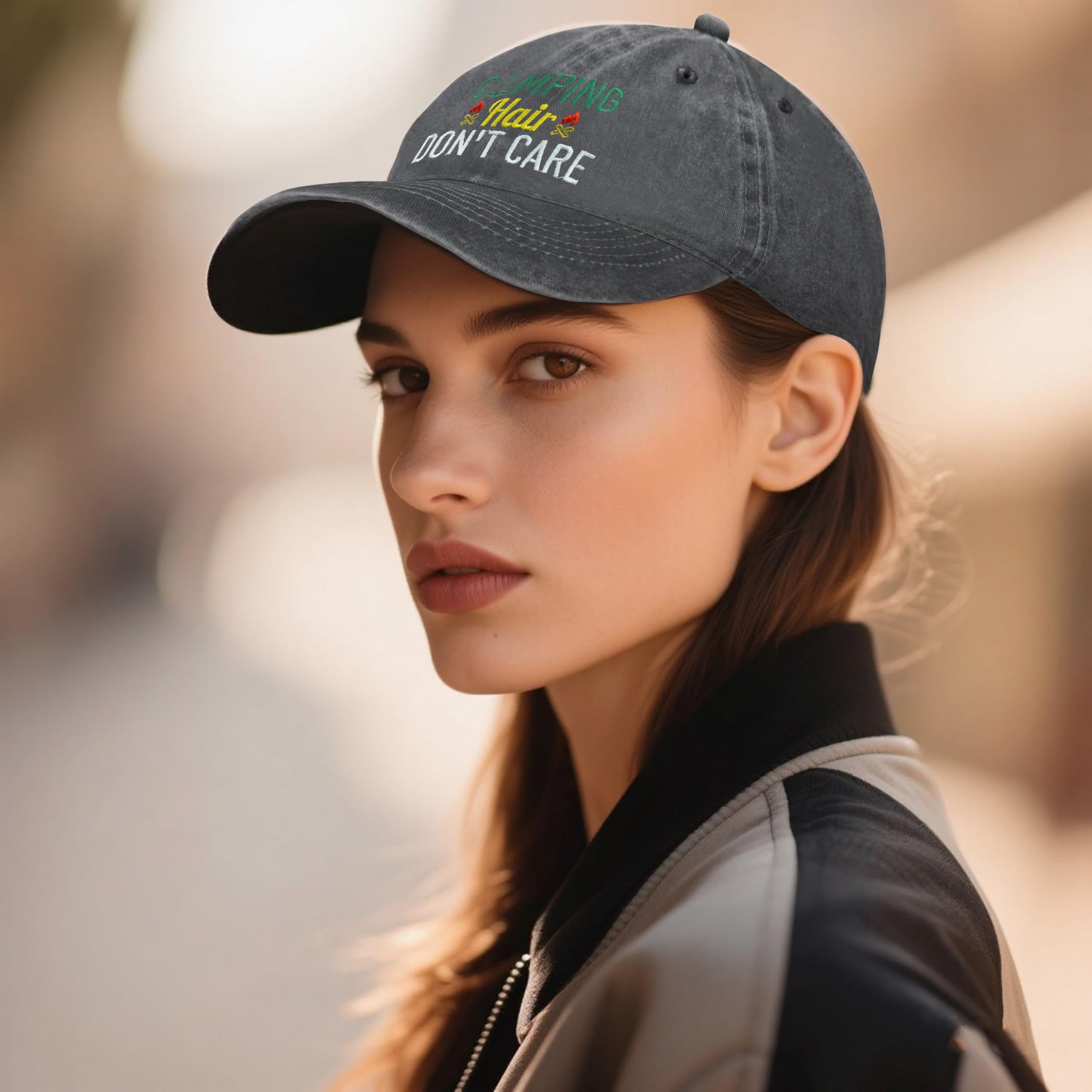 Vintage Sporty Street Style Baseball Cap for Women Men Customizable Embroidery Adjustable Washed Distressed