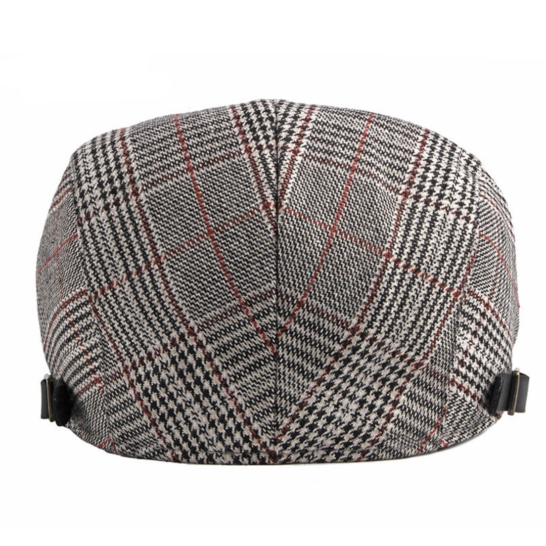 Wholesale Mens Women Striped Newsboy Flat Cap Adjustable Beret Korean British Retro Irish Cabbie Ivy Driving Casual Hat