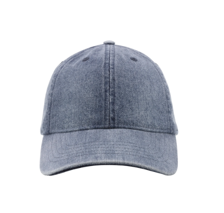 2026 New Washed Denim Cotton 6-Panel Adjustable American Sporty Outdoor Baseball Cap