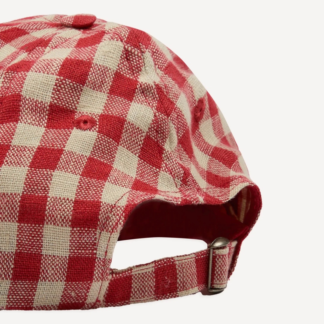 Wholesale High Quality Unisex Soft-Touch Vintage 6-Panel Checkered Baseball Cap Sporty Style Custom Design and Color