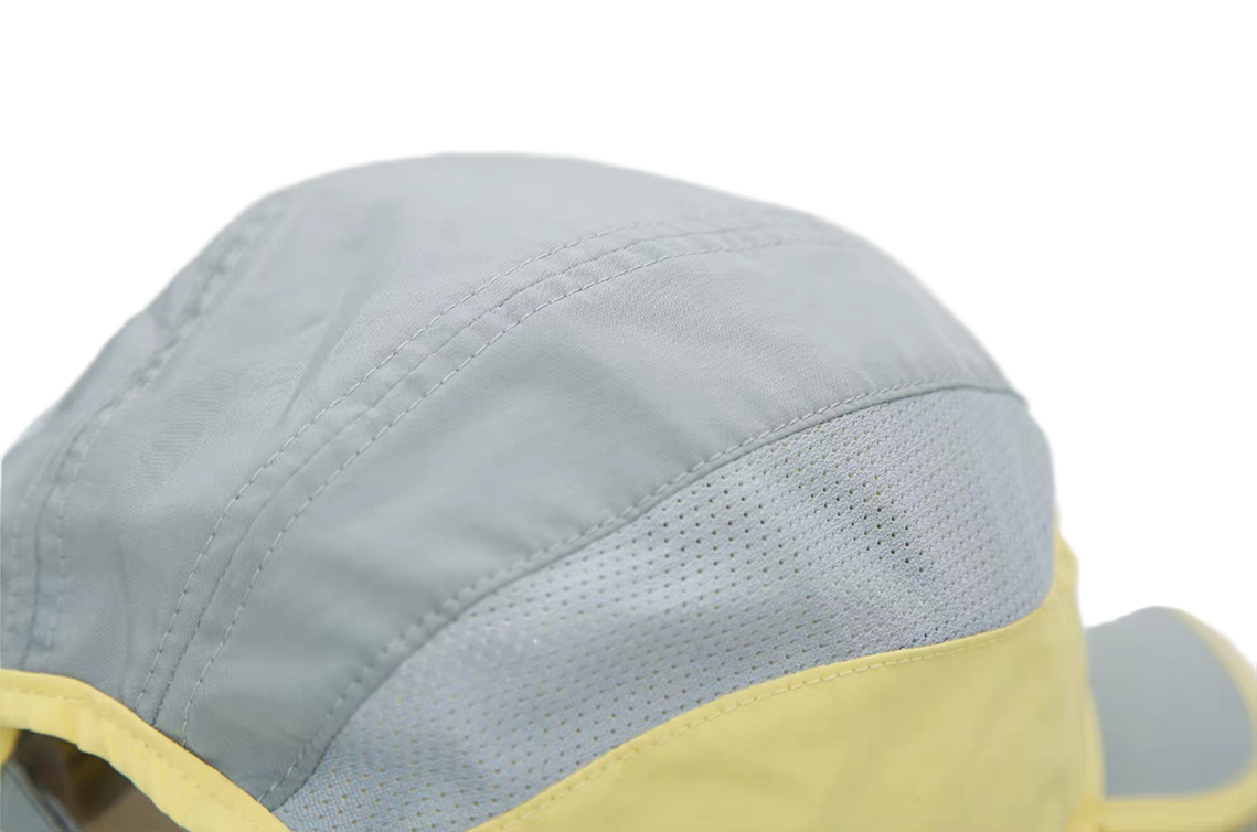 Vintage Dobby Color Block Quick Dry Breathable Mesh Lightweight 100% Polyester Sports Cap Unisex Outdoor Running Dad Hat