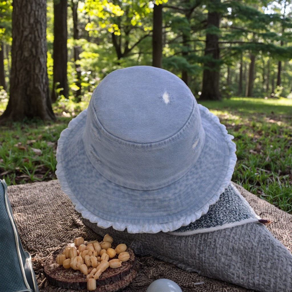 Custom Logo Outdoor Bucket Hat Wide Brim Fishing Hiking Cap Visor Washed Cotton for Summer & Winter Travel Wholesale