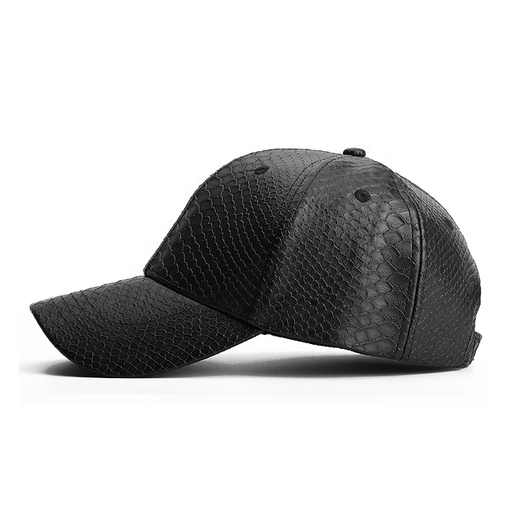 Custom Satin Checked Pattern Sport Baseball Cap Oxford Fabric Fashion Leather with Metal Plate