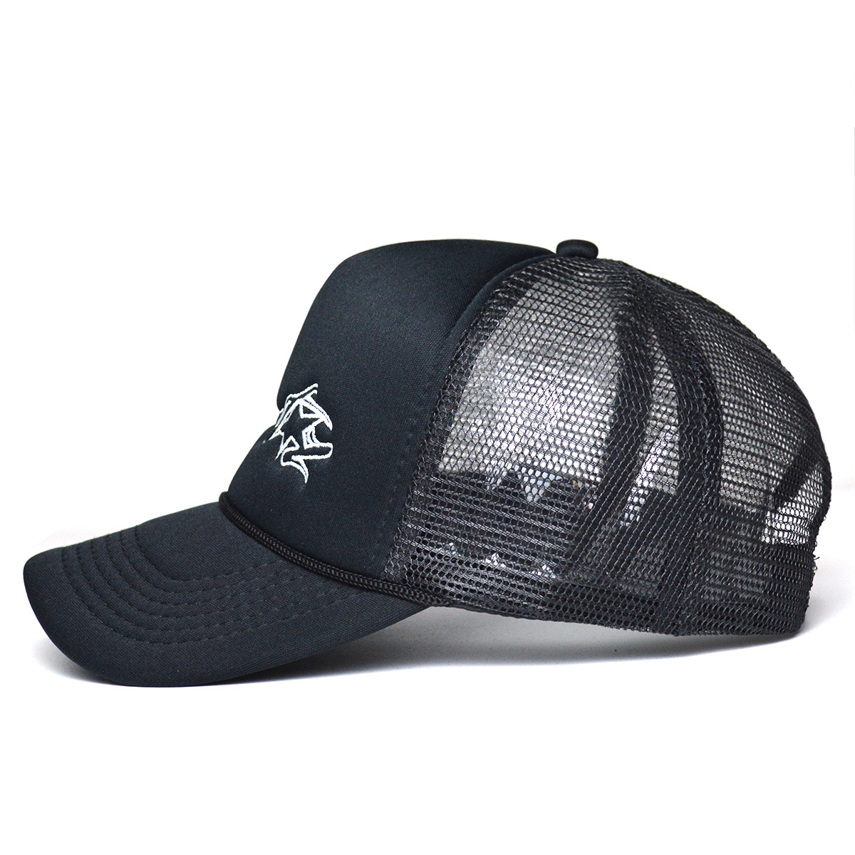 Truck Cap with Curved Brim for Men & Women Letter Embroidery Customized Logo Option One Size Driver Cap