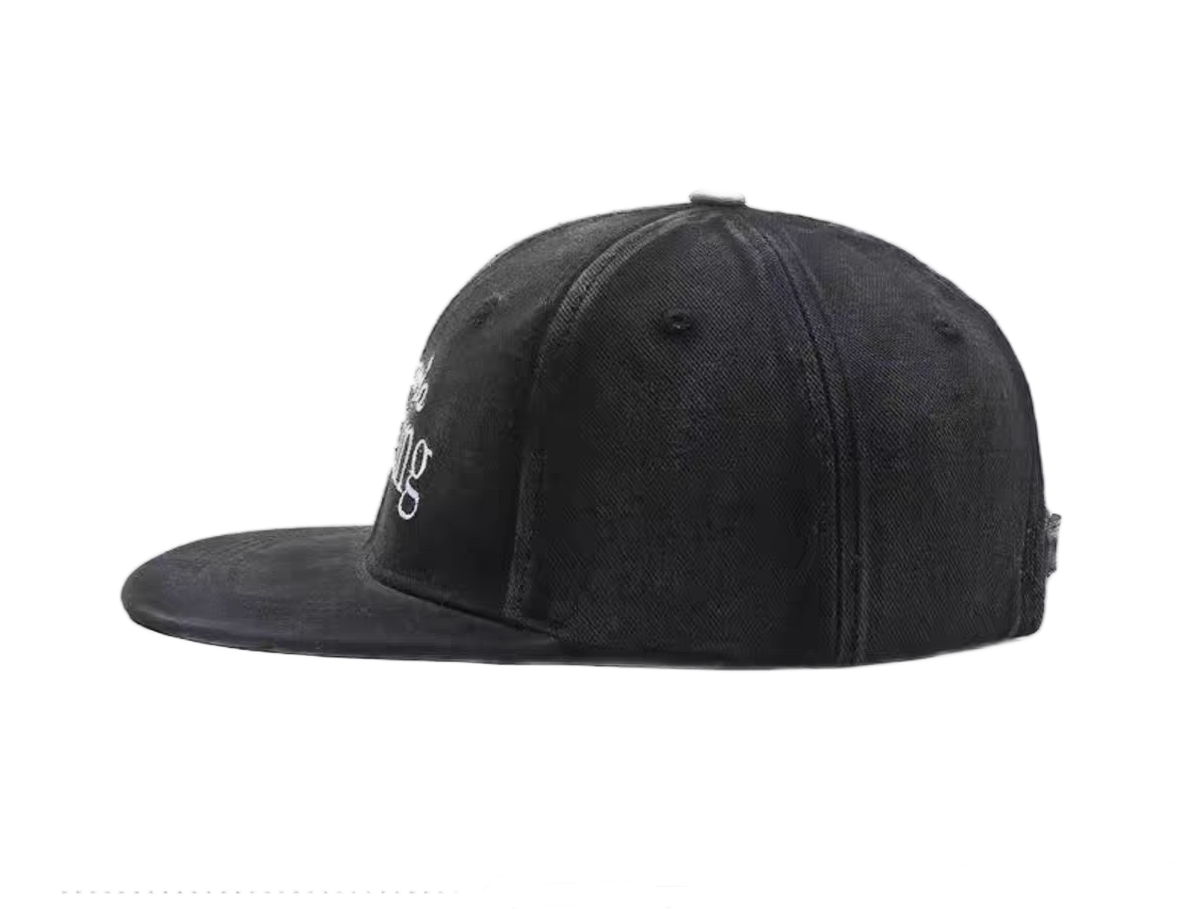 Vintage Washed Embroidered Canvas Baseball Cap American Retro Soft Top Dad Hat Unisex Street Trend Sports Letter Snapback Hat