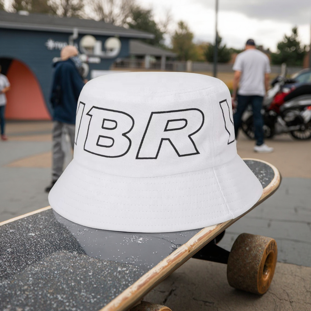 Custom Logo Street Style Bucket Hats with Fashion Design Casual Daily Use Cartoon and Letter Pattern