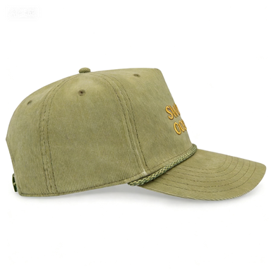 Customized Unisex Corduroy Trucker Hat - Personalized Embroidery Cap for Outfit Accessory