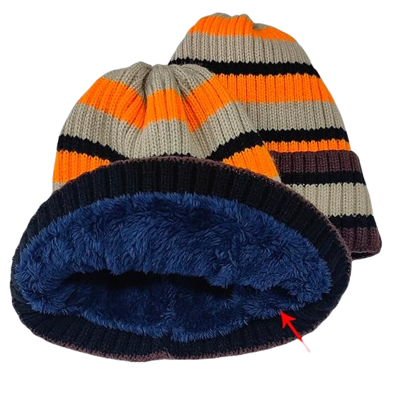 Unisex High Quality Cotton Winter Beanie Hat Custom Warm Knit Cuffed Ski Hats for Men and Women Beach Ski Appropriate Use