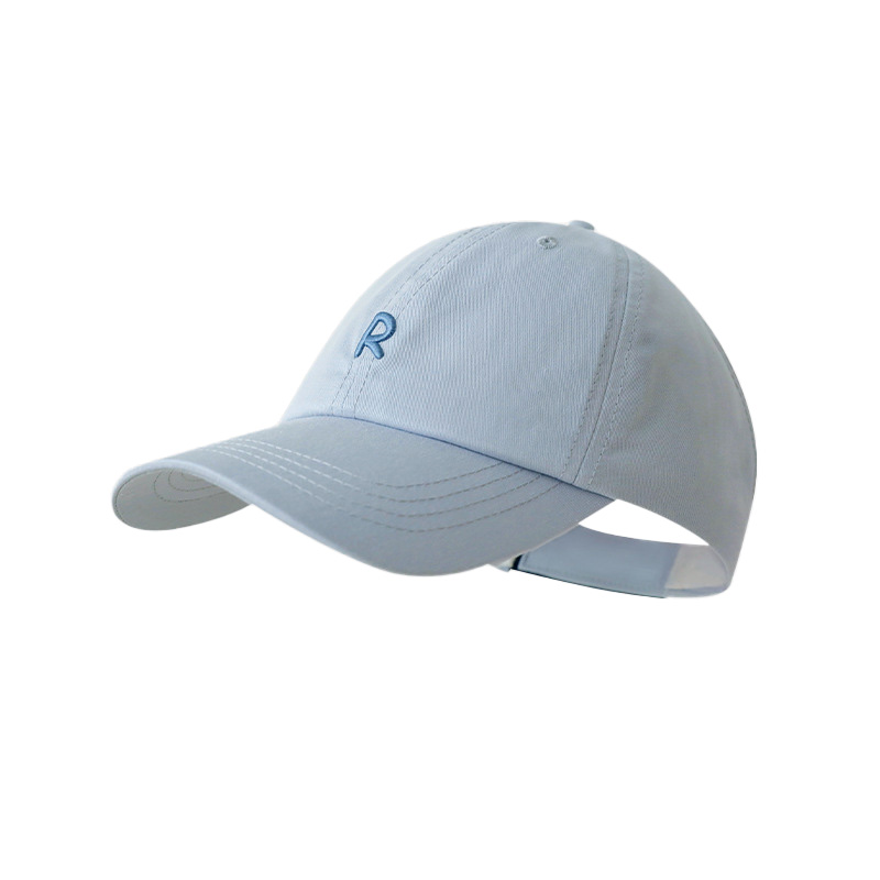 Summer Open-brim Baseball Cap for Women Suitable for Tying up a Ponytail for Outdoor Sports, Cycling and Sun protection