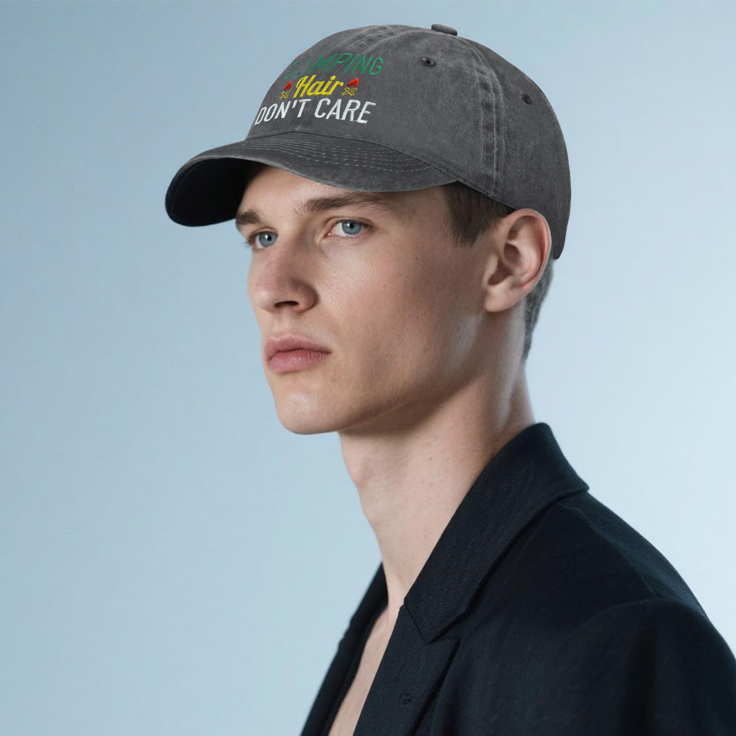 Vintage Sporty Street Style Baseball Cap for Women Men Customizable Embroidery Adjustable Washed Distressed
