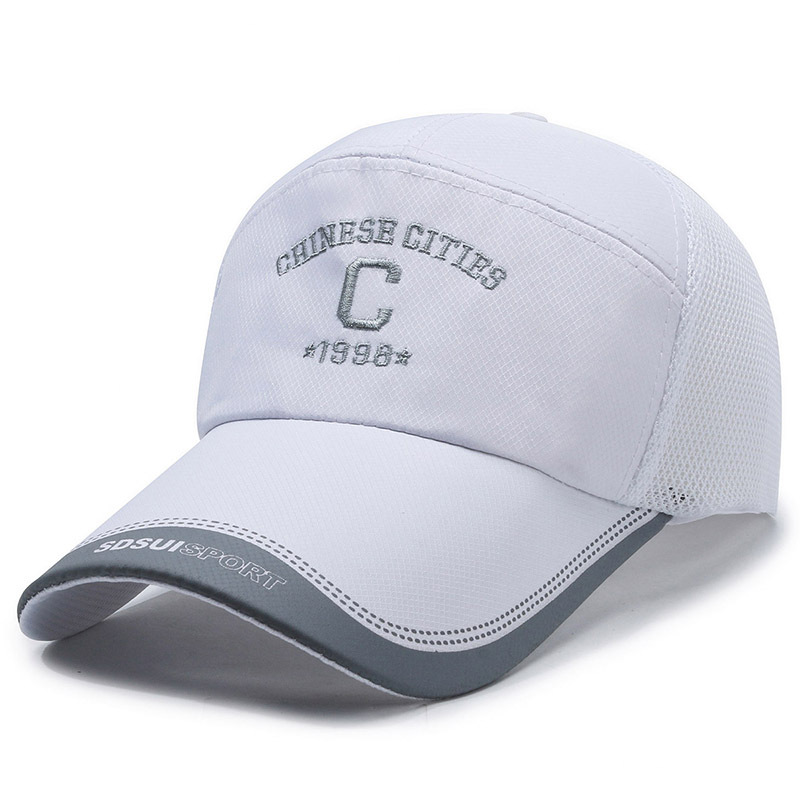 Men's 6-Panel Checkered Trucker Mesh Caps Spring/Summer Outdoor Breathable Mesh Fabric Sun Protection Casual Sports Fishing Use