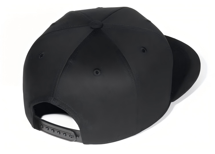 2026 New Black Metal X Logo Flat Brim Snapback Baseball Cap Unisex Adjustable Buckle Trendy Duckbill Hip Hop Fashion Outdoor