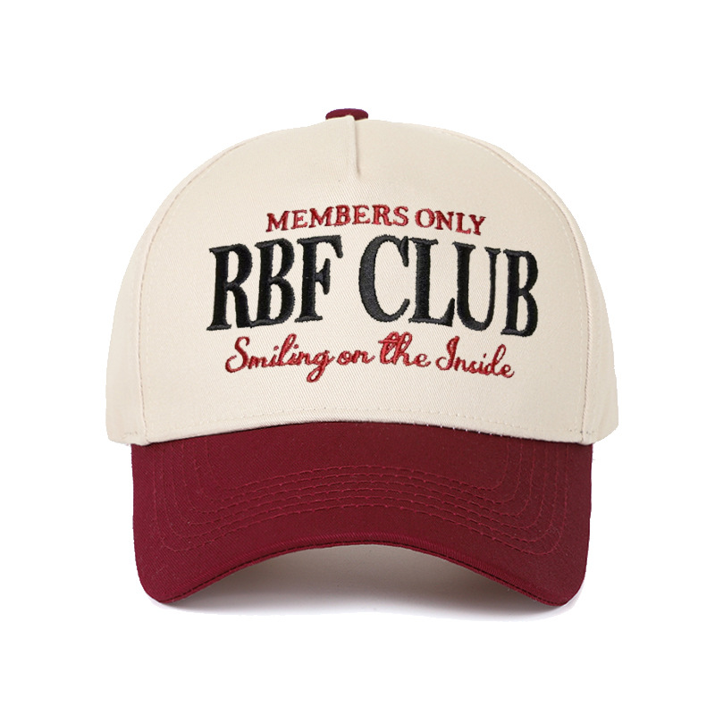 Colorful Patchwork Baseball Cap for Truck Drivers Embroidered for Men and Women Retro Style Hat