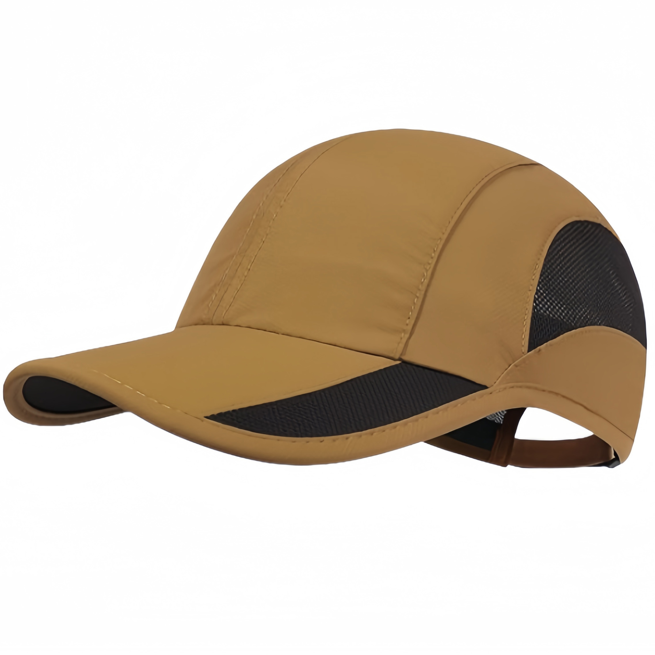Unisex Custom UPF 50 High Water Resistant Breathable 5 Panel Unstructured Hat-Long Large Curved Golf/Soccer Embossed Letter