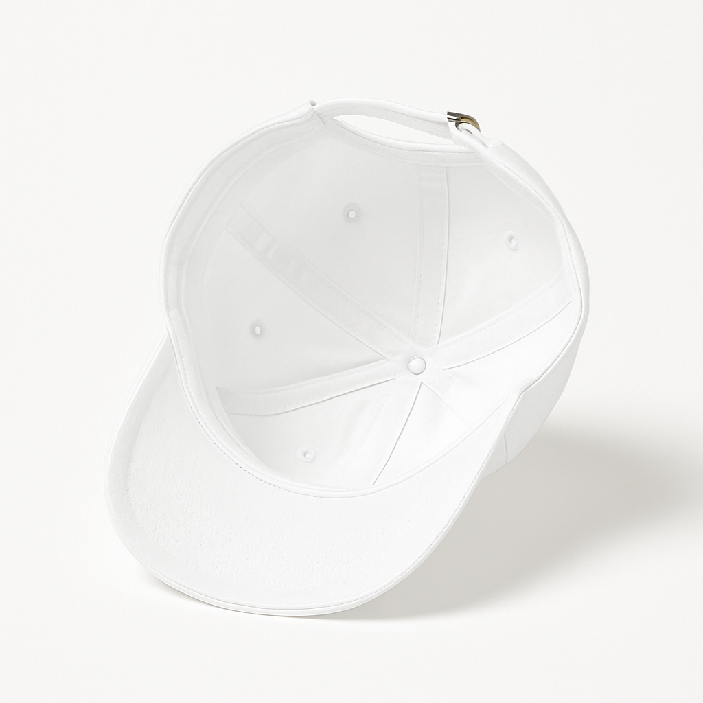 Cute Panda Motorcycle Embroidered White Cotton Baseball Cap – Adjustable Women’s Denim Hat