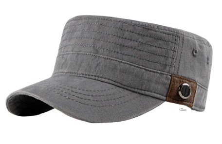Outdoor Custom Logo Image Style Green Hat 100% Cotton Male Adjustable Flat Top Cap for Travel Sports Party Casual Daily