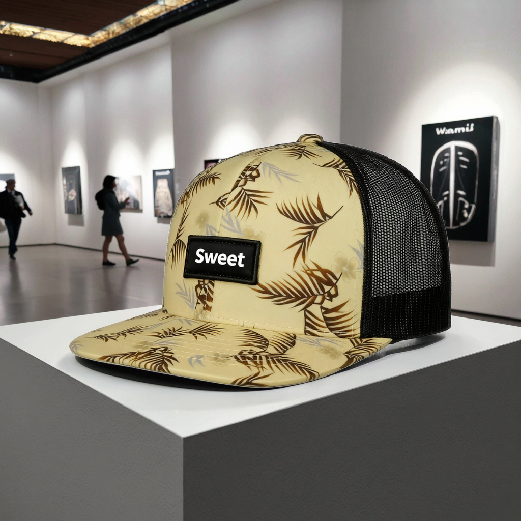 Unisex Custom 6-Panel Polyester Dad Hat High Quality Denim Mesh Trucker Hip Hop Fashion Snapback Patch Logo for Outdoor Casual