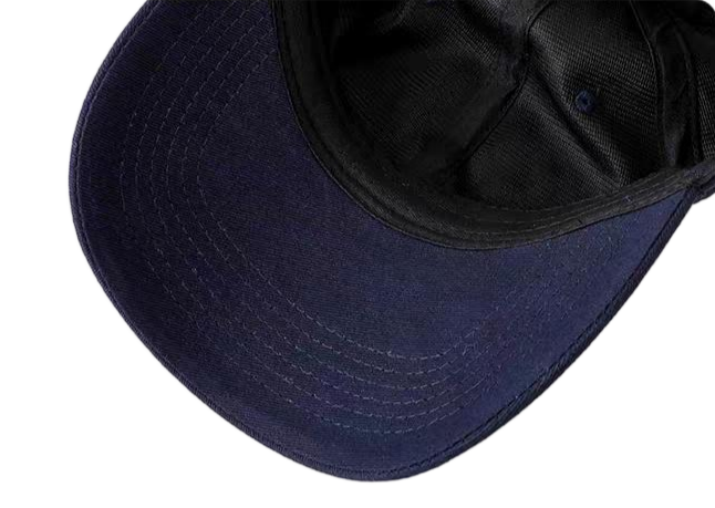Flocking Embroidered Twill Baseball Cap American Retro Preppy Style Soft Top Adjustable Unisex Sun Hat with Letter Pattern