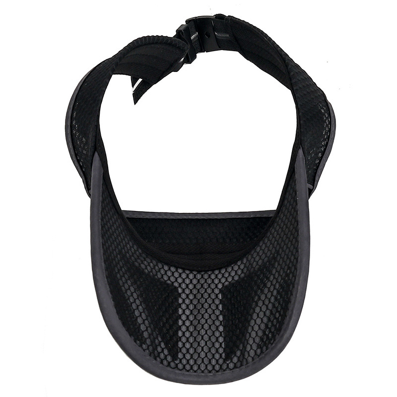 Unisex Sun Hat with Open Top & Sun-Protective Net Fabric for Sports & Outdoor Use