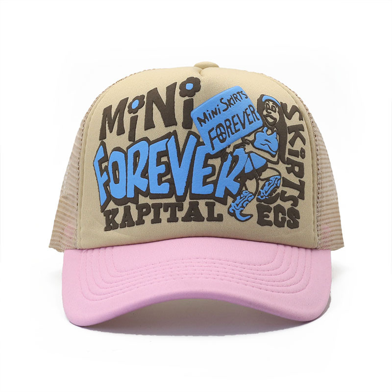New Men's and Women's Hat with Printed Letters Trucker Mesh Cap Spring/Summer