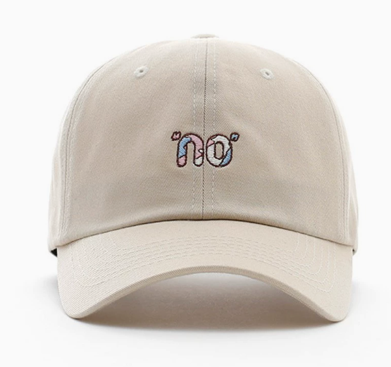 Organic Cotton Golf Cap Custom-made with Sportive Sun protection Embroidery Pattern