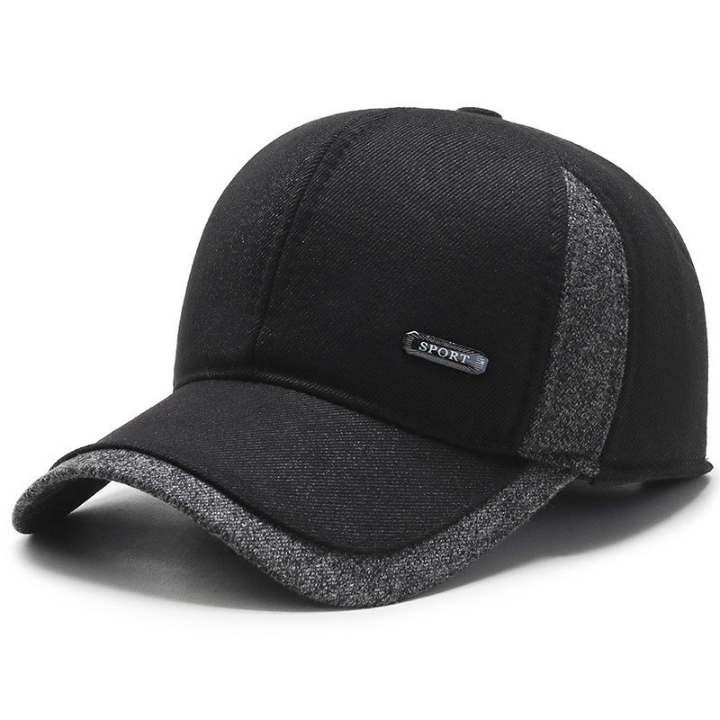 Classic Brown Sport Baseball Cap for Men - Comfortable Daily Wear Adjustable Hat