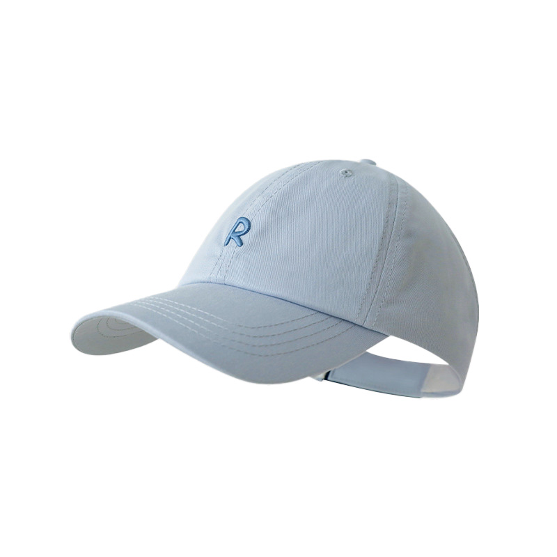 Summer Open-brim Baseball Cap for Women Suitable for Tying up a Ponytail for Outdoor Sports, Cycling and Sun protection