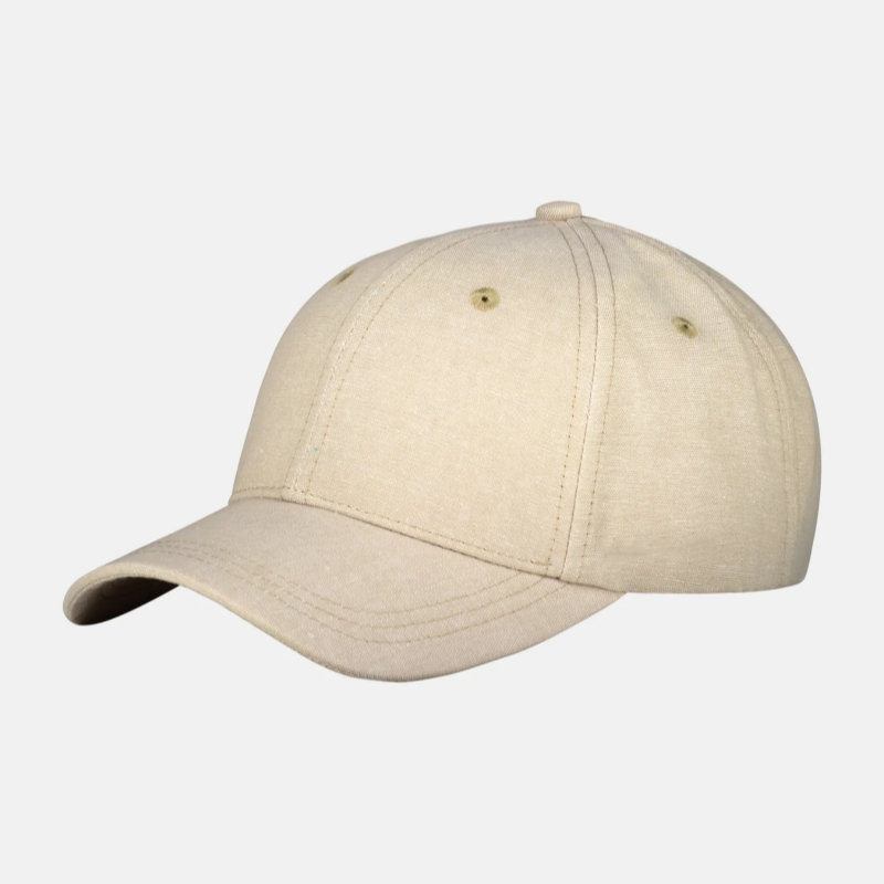 2026 Summer Collection: High-Quality New Arrival Cotton-Linen Baseball Cap, Comfortable, Breathable, and Adjustable (6-Panel)