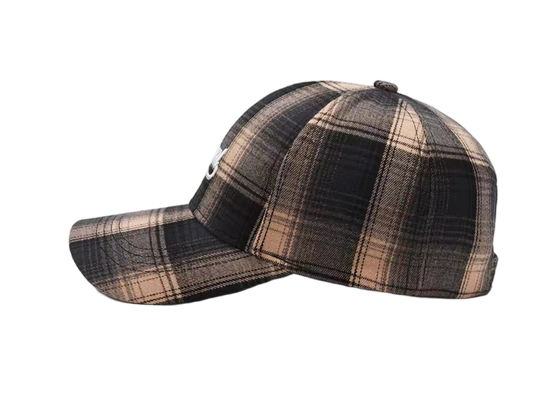 Black Brown Letter Royal Embroidered Twill Dobby Common Casual Baseball Cap Unisex Adjustable Strap Sun Duckbill