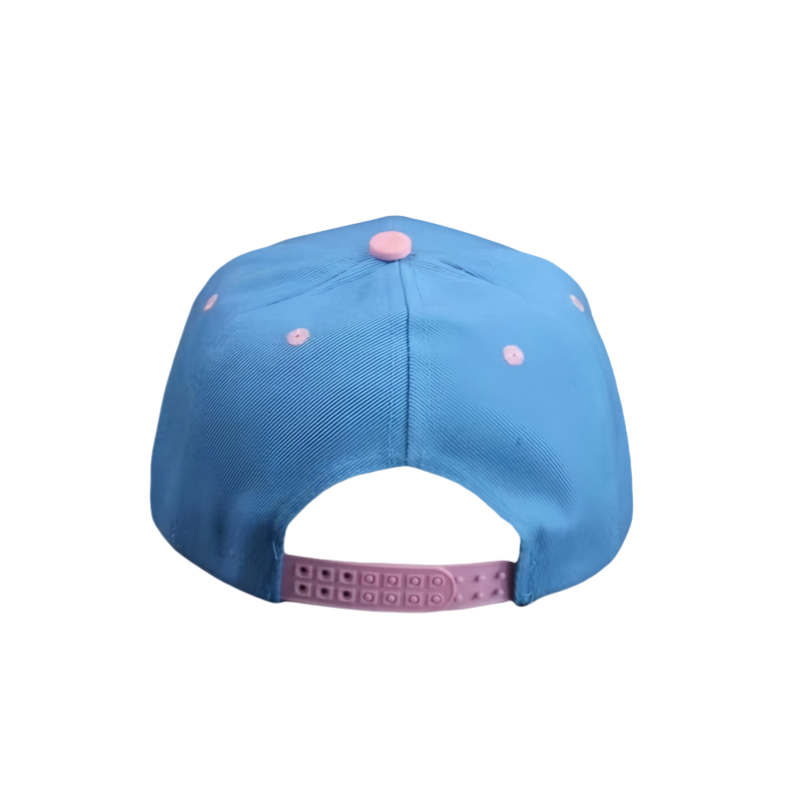 Customizable Two-Tone 6-Panel Snapback Cap 100% Cotton Unisex Sports Casual Design Adjustable Size for Outdoor Sports Activities