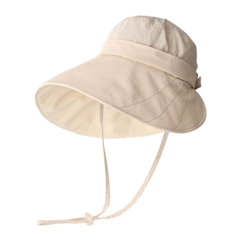Extra Large Brim Ice Silk Double-Sided Fisherman Hat for Women Summer Sun Hat Outdoor UV Protection Sunscreen Quick-Drying