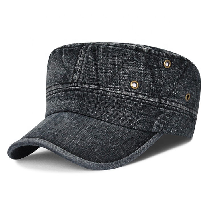 Hot Sale Character-Style Jeans Washed Caps for Outdoor Travel Casual Use for Cycling and Promotions