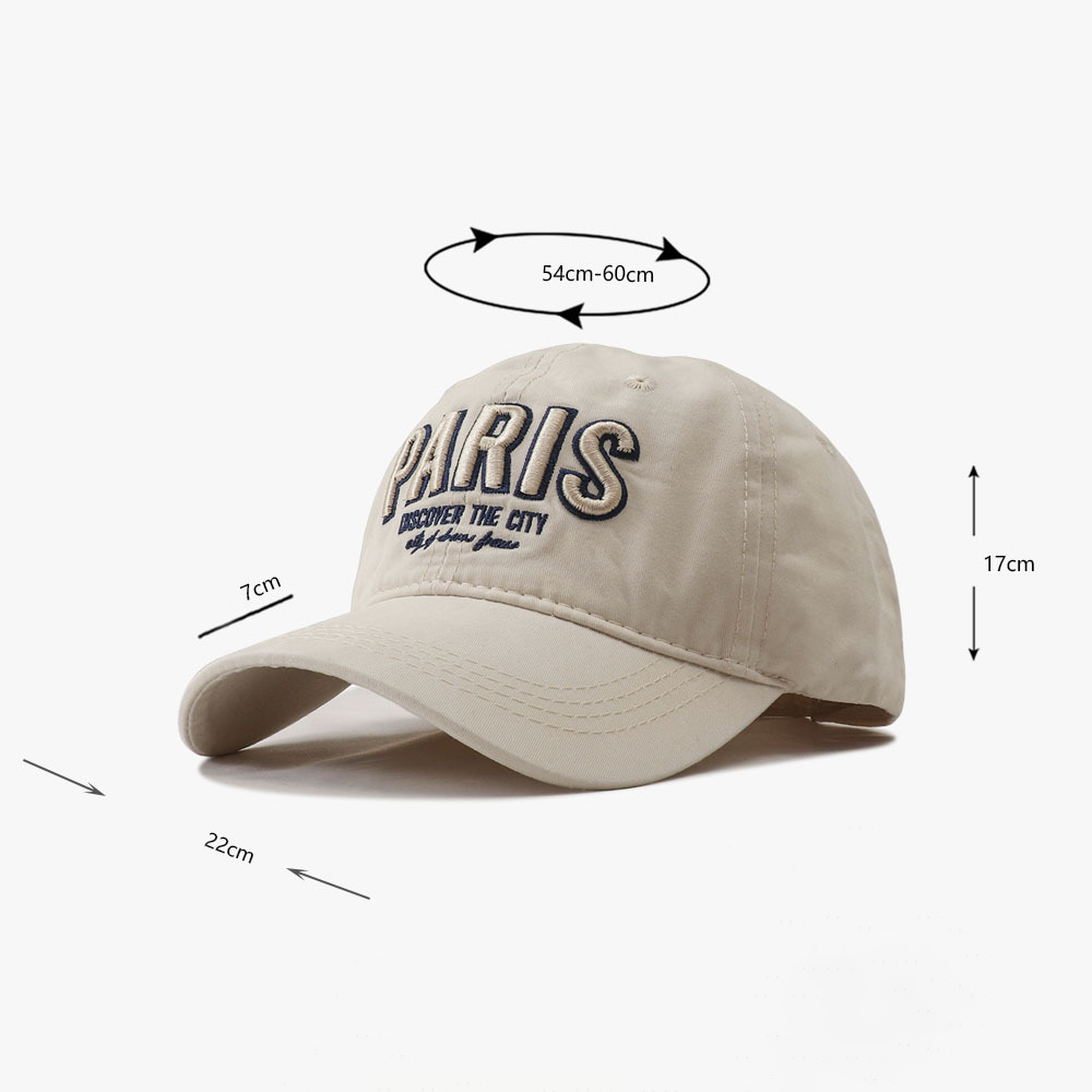 Newly Designed Embroidered Water-washed Baseball Cap for Outdoor Sports and Sun protection