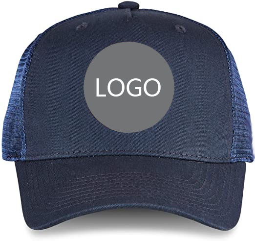 Fashionable 5-Panel Cotton Dad Caps Custom Embroidered Logo Sports Mesh Trucker Hats for Cycling Outdoor Casual Adventures