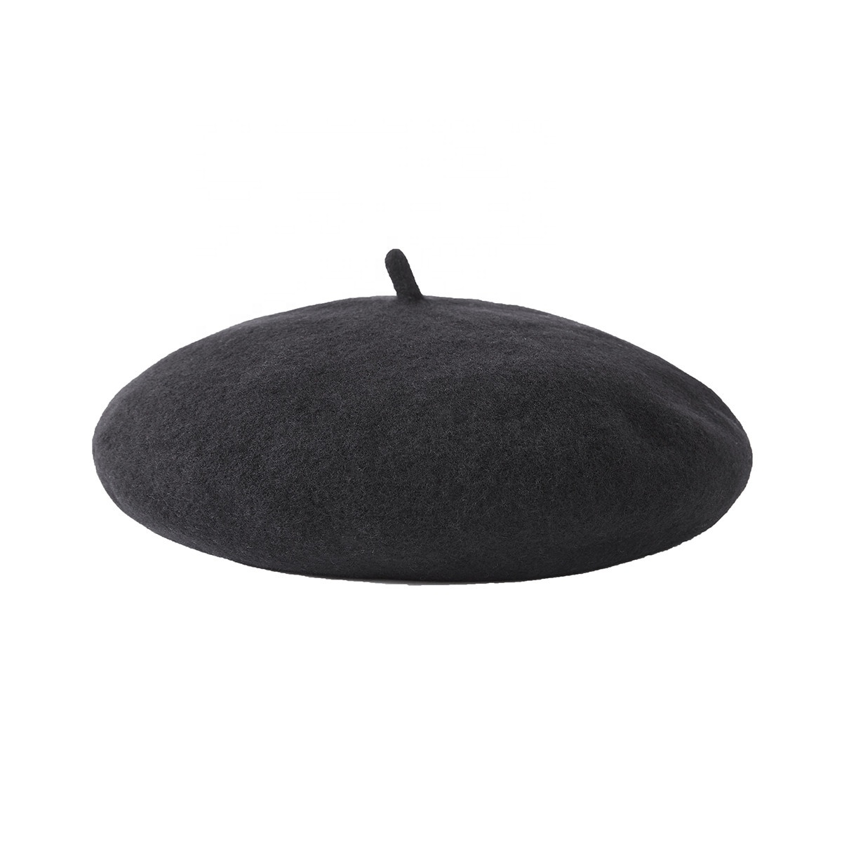 High Quality 100% Wool Winter Beanie Cap Custom Logo Embroidery for Women's Travel