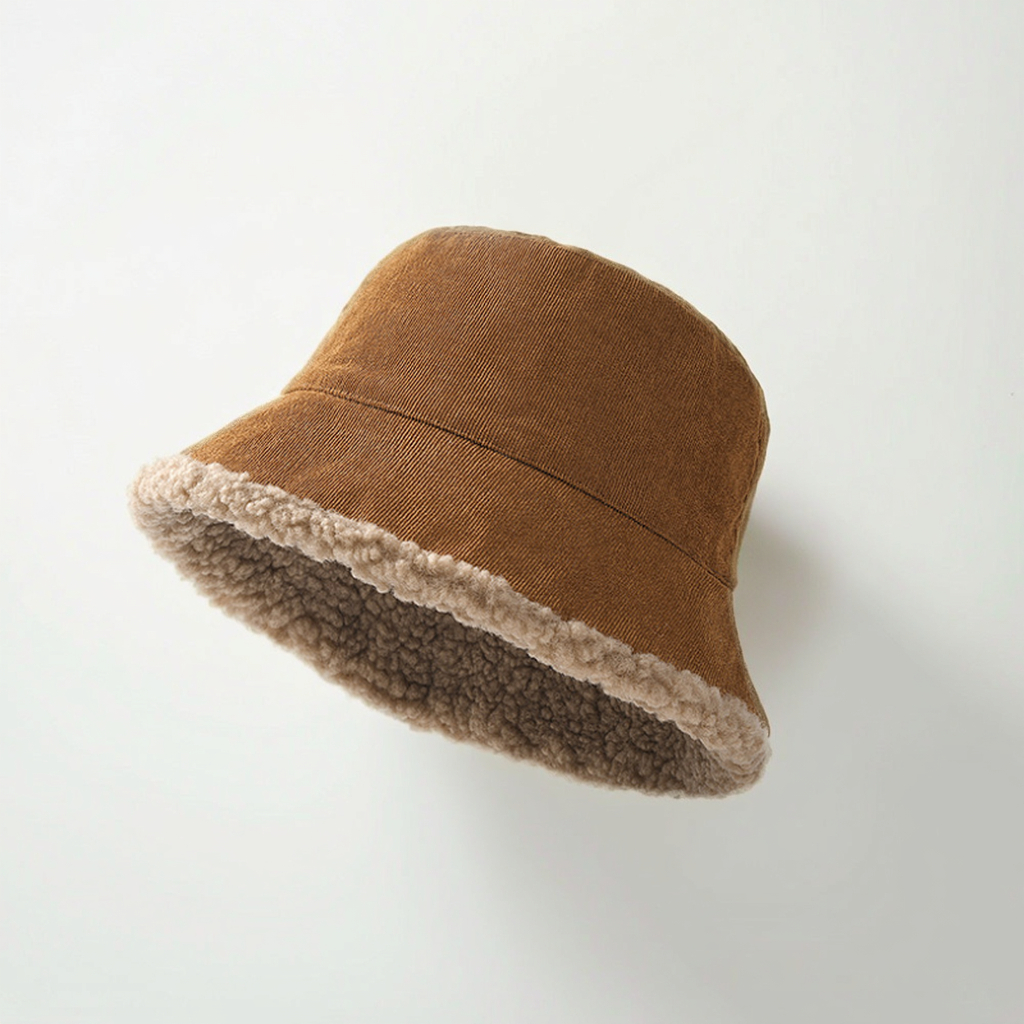 Polyester/Wool Blend Adjustable Winter Fishing Cap for Women-Outdoor Warm Hat