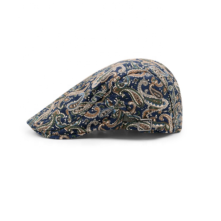 Custom Fashion Men's Classic Trendy Chceked Peaked Newsboy Cap Ivy Hats