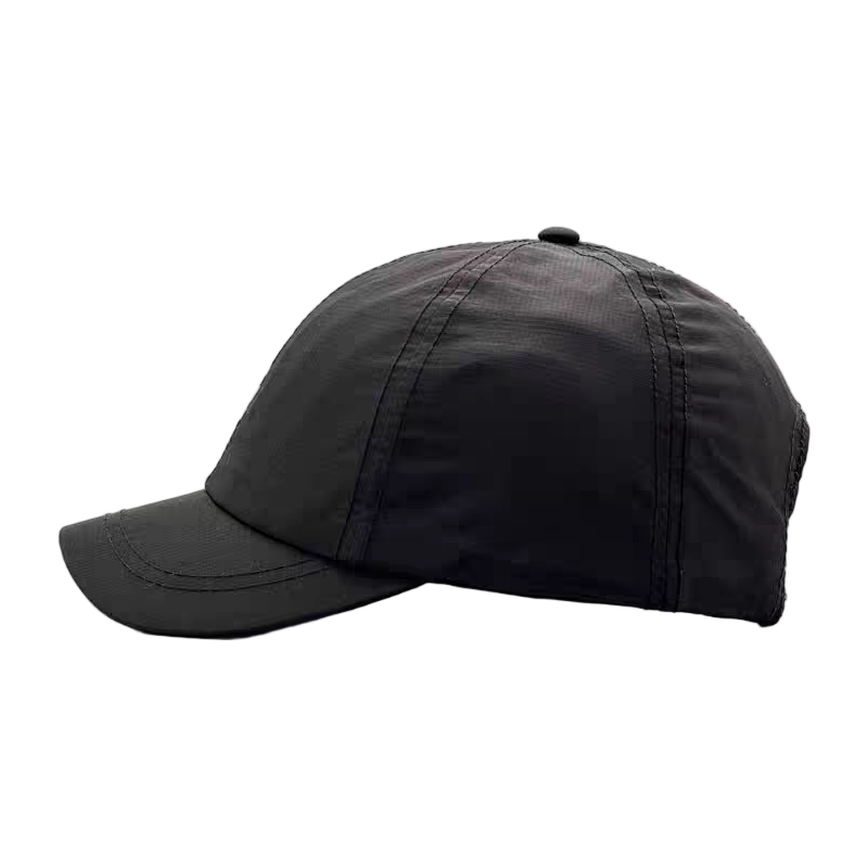 Quick Dry 100% Polyester Vintage Sporty Baseball Cap Lightweight Breathable Drawstring Adjustable Dad Hat Unisex Outdoor Sun Hat